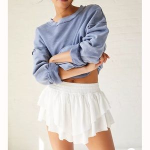 Free people prima shorts white size small